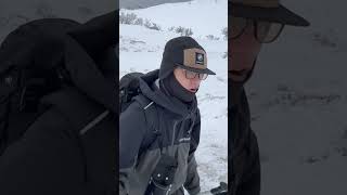 滋賀・比良山地【蓬莱山】 #雪山登山 #関西登山 #琵琶湖