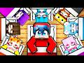 I Had a SLEEPOVER with 11 GIRLS in Minecraft!