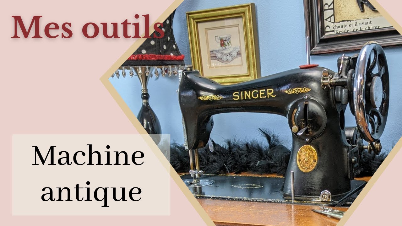 L'utilisation de la machine à coudre antique - Singer Class 15