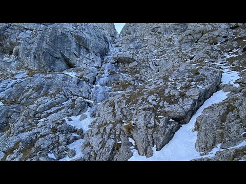 Valea Galbenele principal urcare, Valea Galbenele secundar coborare