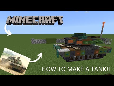 DogeThaCop - HOW TO BUILD A TANK IN MINECRAFT/ (Leclerc) / french battle tank