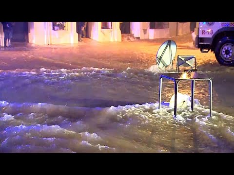 Spain on red alert as Storm Leonardo unleashes torrential rain and floods