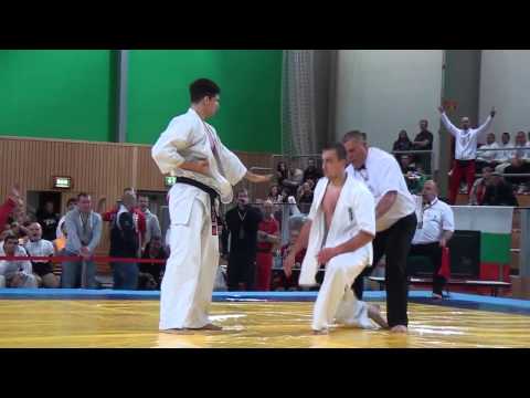 V Kyokushin-Kan European Championship 2015 Andrei Uleshchenko - Emanuel Lebo