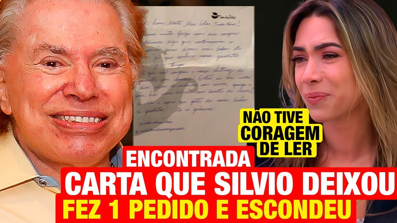 SILVIO SANTOS DEIXOU CARTA ESCONDIDA COM UM PEDIDO! 1 DETALHE SURPREENDEU TODOS!