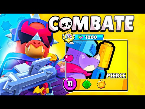 1000🏆 TROFÉUS no COMBATE com o PIERCE no BRAWL STARS!