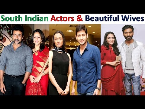 South Indian Actors and Their Beautiful Wives