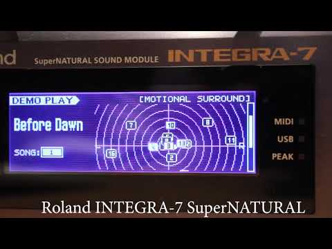 Roland INTEGRA-7 SuperNATURAL Sound Module demo - Before Dawn