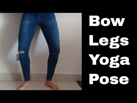 弓脚のためのヨガポーズ～弓脚矯正エクササイズ (Yoga Pose For Bow Legs - Bow Leg Correction Exercise)