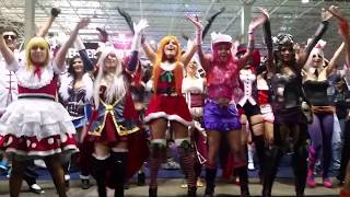 XMA 2014 LEAGUE OF LEGENDS COSPLAYERS DANCING "YMCA"