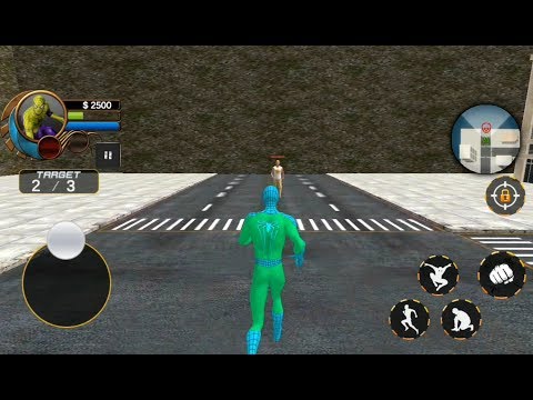 Spider Hero City Battle | Superhero Spider Vs Crime City Villains - Android GamePlay