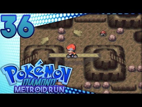 Pokémon Diamond Randomizer Metroid Run Part 36: A Dark Cave