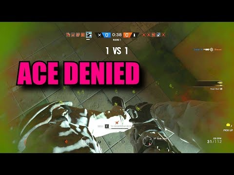 Ace Denial By Vape Bubble: Rainbow Six Siege [Theme Park Highlights]
