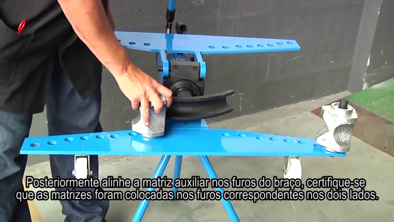 CURVADOR HIDRÁULICO DE TUBOS 1/2 A 3 - CB 18000 BOVENAU