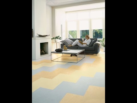 Marmoleum Click CinchLOC custom floors by Forbo Flooring