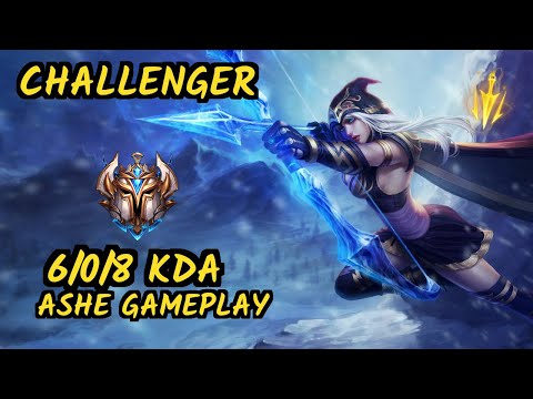 Reven (ASHE) vs DRAVEN  - 6/0/8 KDA BOTTOM ADC CHALLENGER GAMEPLAY - BR