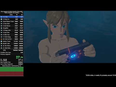 BotW 100% Speedrun 15:52:58 part 1