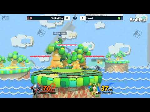 PS 27 SSBU Losers Semis - SkilledRoy (Sonic / Dark Samus / Roy) vs Havri (Palutena)