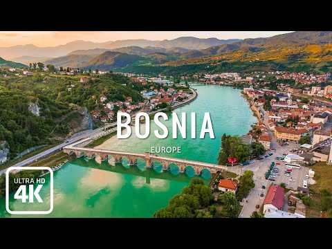 Bosnia 4K  ( Video 4K UHD) | Beautiful Landscape with Relaxing Music for Relax, Study, Work