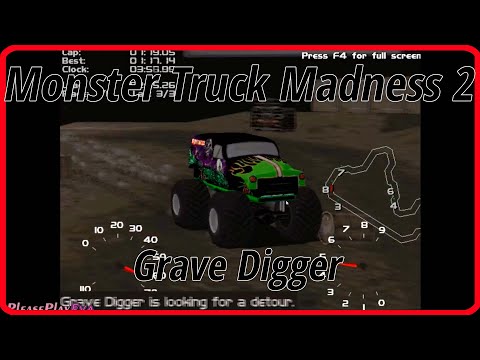 Monster Truck Madness 2 (1998) ✓ Gameplay #10 ✓ Grave Digger