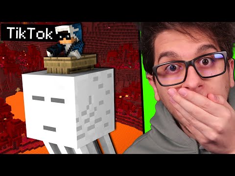HO RICREATO 15 TIKTOK ASSURDI SU MINECRAFT - ITA