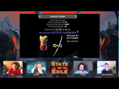 State of Exile Podcast Ep 28   The Awakening ft  RaizQT   Part 1 of 3   Uniques, Bosses & Endgame