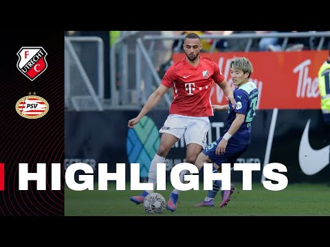 HIGHLIGHTS | FC Utrecht lijdt nipte nederlaag tegen PSV 📺