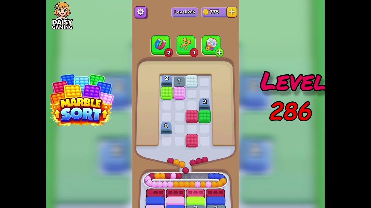 Marble Sort Level 286 Walkthrough
