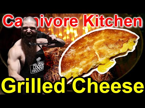 CARNIVORE KITCHEN: GRILLED CHEESE SANDWICH RECIPE | The Carnivore Diet: Keto Grilled Cheese Sandwich