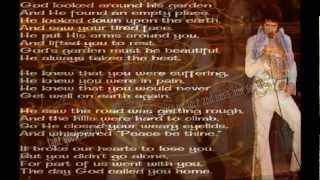 Elvis Presley-Take Me Home,Precious Lord-with Lyrics