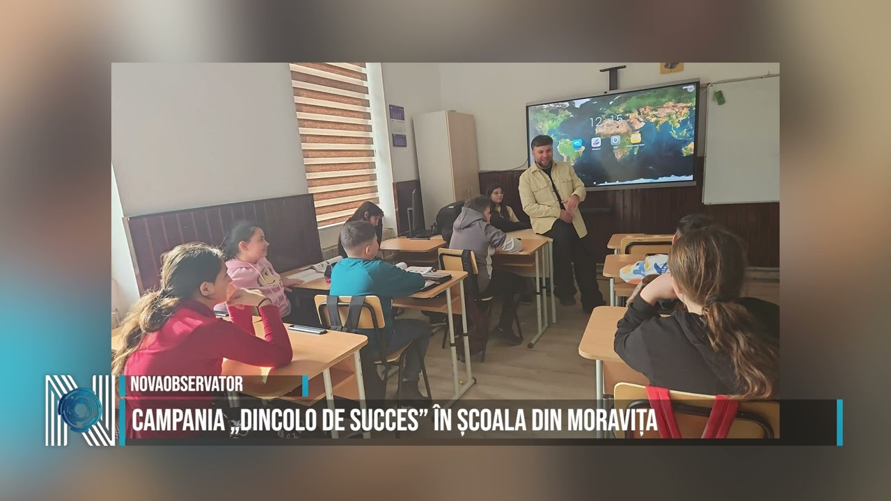 Campania „Dincolo de succes” în școala din Moravița