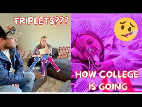 SHE SAID IT’S TRIPLETS… 😳 | BRYLEIGH IS HOME SICK | Family 5 Vlogs