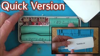 Trying to FIX: Faulty USB Portable Power Bank (QUICK VERSION)