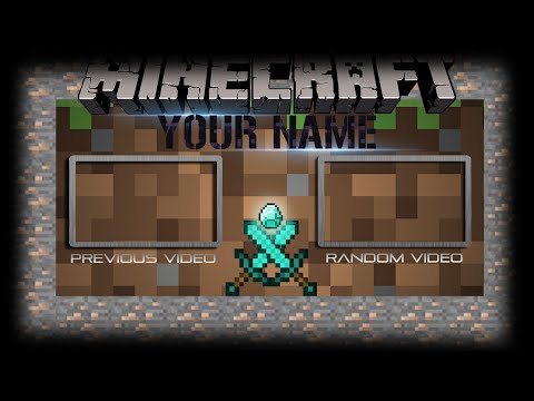 FREE Minecraft Outro Template #6 Video