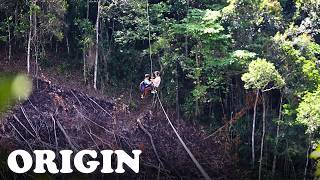 Download lagu These Kids Risk Their Lives Riding A 600ft Zip Line To Get To School | Most Dangerous Ways To School mp3