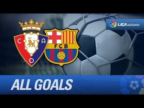 Todos los goles de Osasuna (2-0) FC Barcelona B - HD