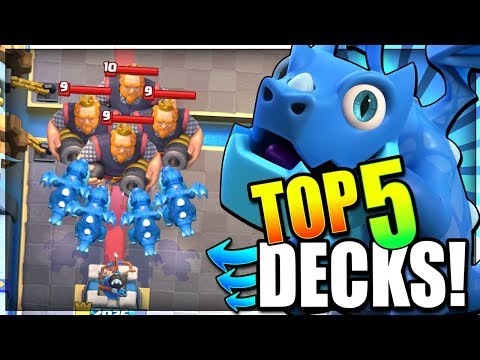 DESTROY THE META!! TOP 5 BEST ELECTRO DRAGON DECKS RIGHT NOW!!