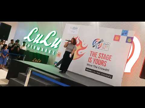 Joanna  Uptown funk - Singing Live at Lulu hypermarket,  H