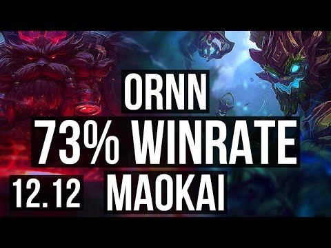 ORNN vs MAOKAI (TOP) | 73% winrate, 6/2/16 | KR Diamond | 12.12