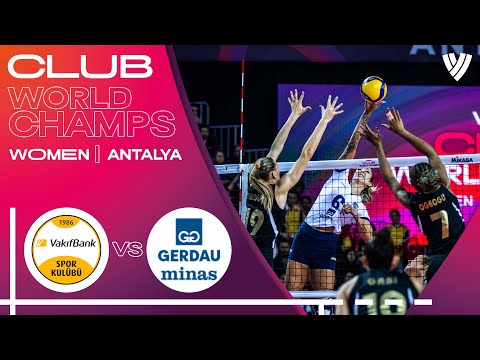 Vakifbank Spor Kulubu (TUR) vs. Gerdau Minas (BRA) - Match Highlights | Club World Champs 🏐🌎