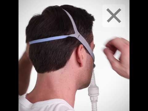 ResMed - How to fit your AirFit P10 for AirMini™ (Headgear tips)