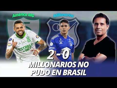 América-MG 2-0 Millonarios | CONMEBOL Sudamericana | Goles y Resumen