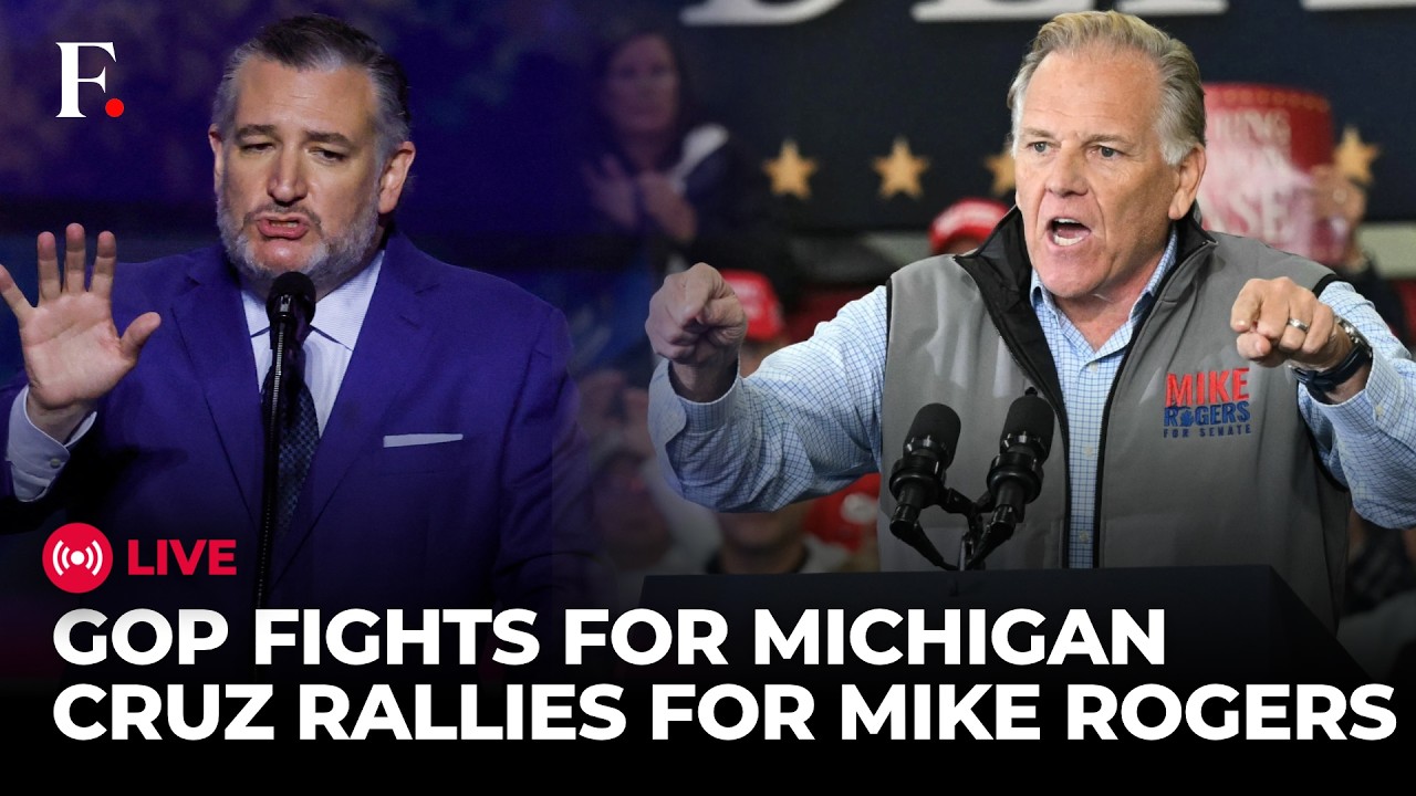 US MIDTERMS LIVE: Texas Senator Ted Cruz Joins Mike Rogers At Michigan GOP Rally Ahead Of Midterms