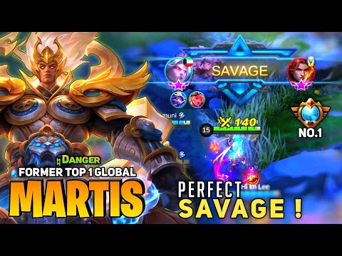 Perfect SAVAGE! Martis Hypercarry [Former Top 1 Global Martis] By ♮ Dᴀɴɢᴇʀ - Mobile Legends