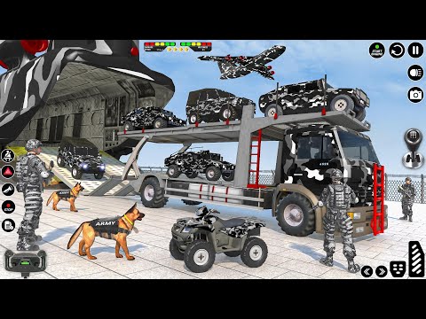 Army Vehicle Transport Truck 2023 - US Cargo Driving Simulator - Android GamePlay