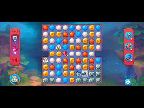 Fishdom Hard Level 11543 (No Boosters with extra moves) @choraelmin