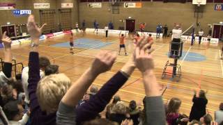 preview picture of video 'Landstede Volleybal na moeizame start langs Rivo Rijssen in beker'