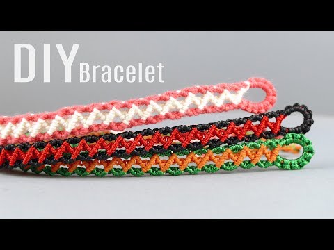Heart Friendship Bracelet for Valentines Day DIY Tutorial