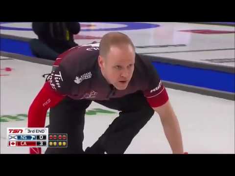 Triple peel by Mark Nichols (2019 Brier)