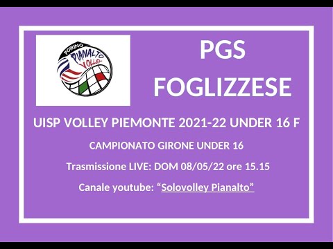 PIANALTO U16F - PGS FOGLIZZESE  _ UISP Volley Campionato 2021/22 Piemonte Under 16 Femminile