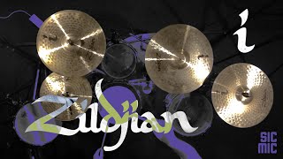 Video thumbnail for Zildjian i Pro Gig Cymbal Pack: 20" Ride 14" Hi Hat 16" 18" Crash. B8 Alloy Bright Set Family Series by SIC MIC